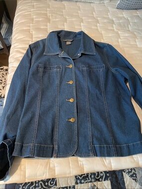Koret Dark Blue Denim Button-Up Jacket